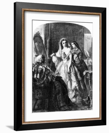 The Bride, 1856-Abraham Solomon-Framed Giclee Print