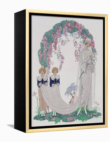The Bride, 1920-Georges Barbier-Framed Premier Image Canvas