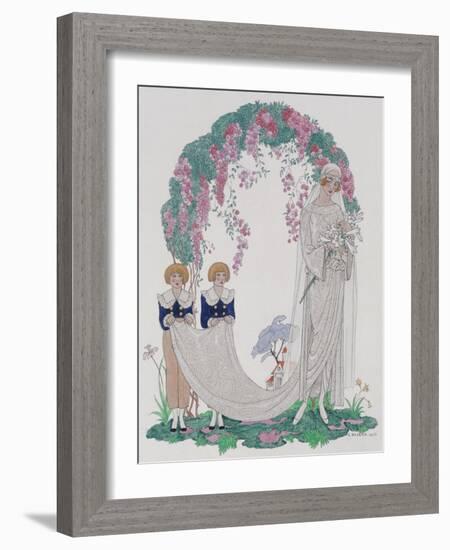 The Bride, 1920-Georges Barbier-Framed Giclee Print