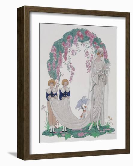 The Bride, 1920-Georges Barbier-Framed Giclee Print