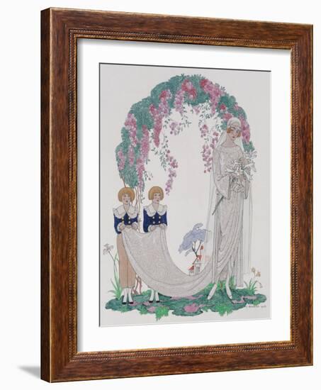 The Bride, 1920-Georges Barbier-Framed Giclee Print