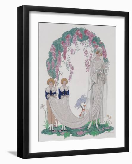 The Bride, 1920-Georges Barbier-Framed Giclee Print