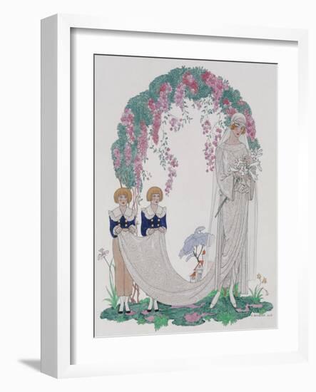 The Bride, 1920-Georges Barbier-Framed Giclee Print
