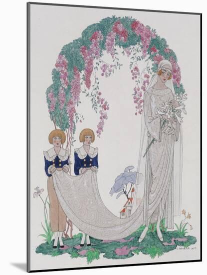 The Bride, 1920-Georges Barbier-Mounted Giclee Print
