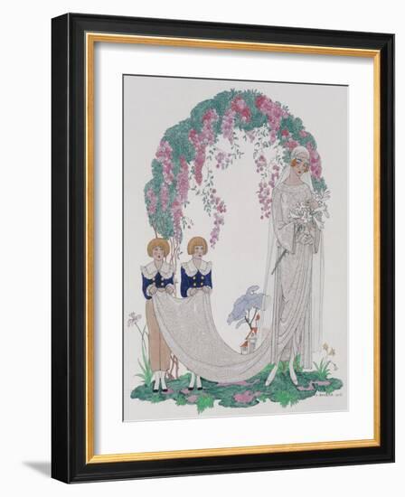 The Bride, 1920-Georges Barbier-Framed Giclee Print