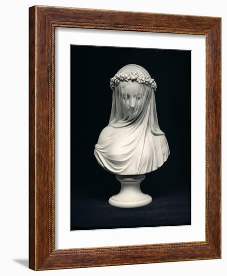 The Bride, after the Head by Raffaelle Monti, Copeland, England, 1873-null-Framed Giclee Print