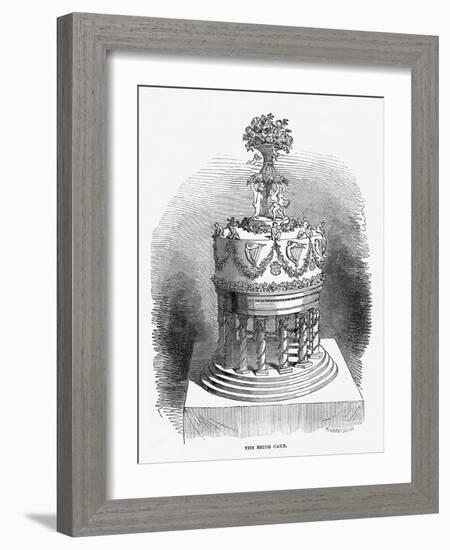 The "Bride Cake" for the Wedding of the Marquis of Kildare-H. Harrison-Framed Art Print