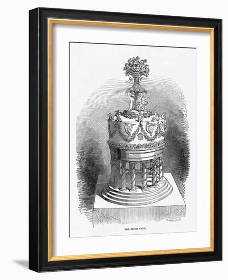 The "Bride Cake" for the Wedding of the Marquis of Kildare-H. Harrison-Framed Art Print