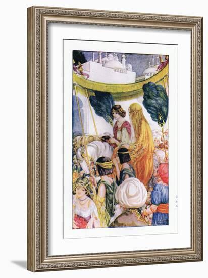 The Bride Entered the City-Anne Anderson-Framed Giclee Print