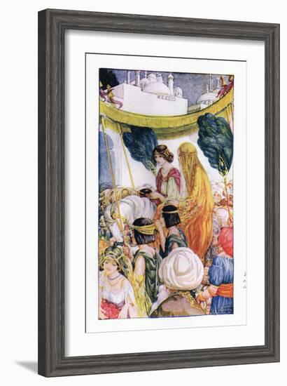 The Bride Entered the City-Anne Anderson-Framed Giclee Print