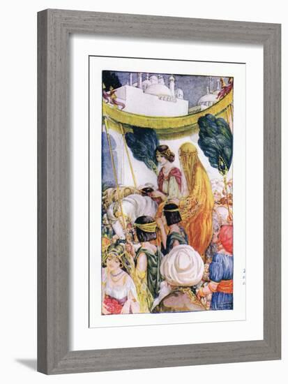 The Bride Entered the City-Anne Anderson-Framed Giclee Print