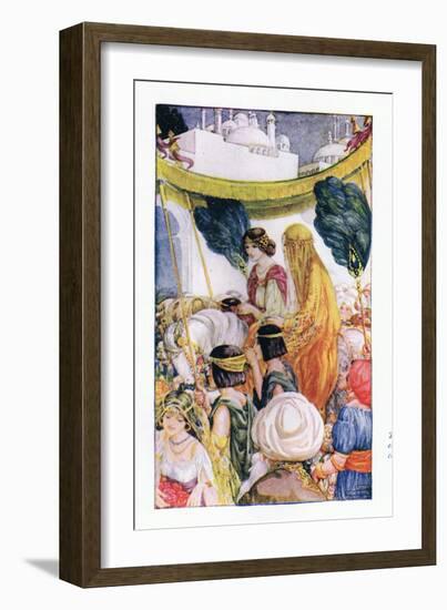 The Bride Entered the City-Anne Anderson-Framed Giclee Print