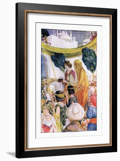 The Bride Entered the City-Anne Anderson-Framed Giclee Print