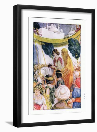 The Bride Entered the City-Anne Anderson-Framed Giclee Print