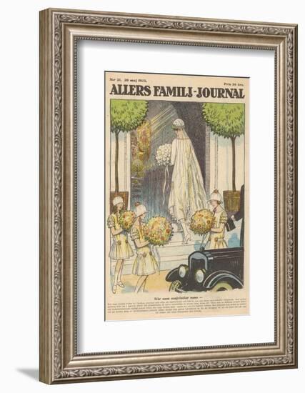 The Bride Enters the Church-null-Framed Photographic Print