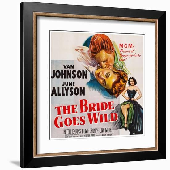 The Bride Goes Wild, from Top: Van Johnson, June Allyson, Arlene Dahl, 1948-null-Framed Art Print