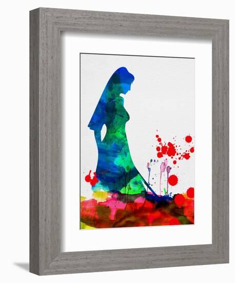 The Bride in Blood Watercolor-Lora Feldman-Framed Premium Giclee Print