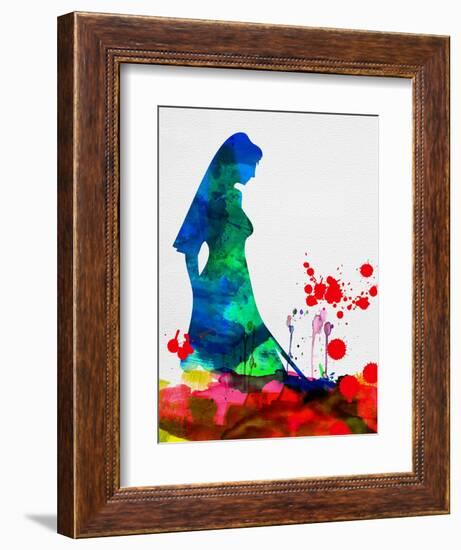 The Bride in Blood Watercolor-Lora Feldman-Framed Premium Giclee Print
