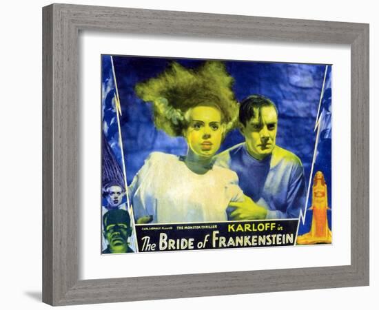 The Bride of Frankenstein, 1935-null-Framed Art Print