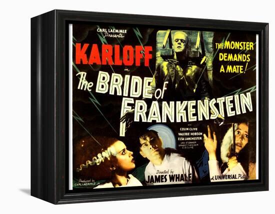 THE BRIDE OF FRANKENSTEIN-null-Framed Stretched Canvas