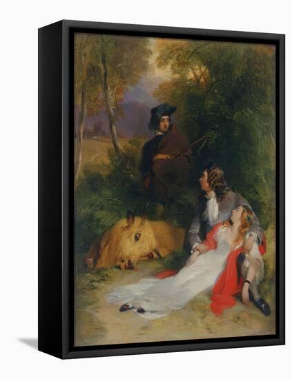 The Bride of Lammermoor, before 1830 (Oil on Panel)-Edwin Landseer-Framed Premier Image Canvas