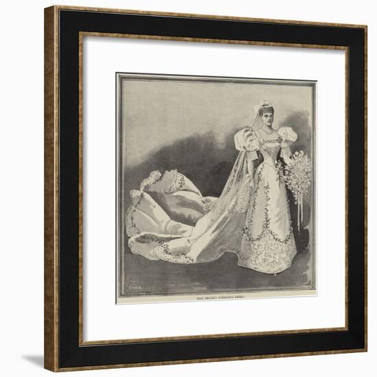 The Bride's Wedding Dress-null-Framed Giclee Print