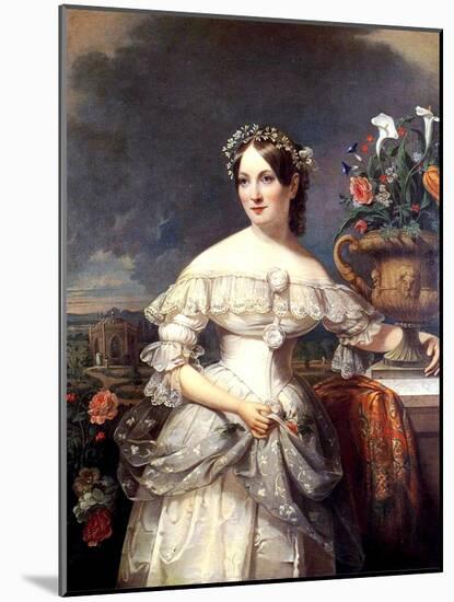 The Bride, Serena Mayer Franklin, 1838-Jacob Eichholtz-Mounted Giclee Print
