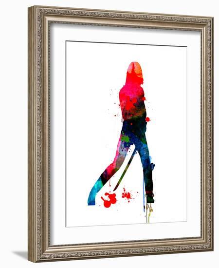 The Bride Watercolor 3-Lora Feldman-Framed Art Print