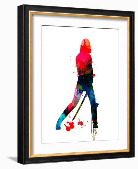 The Bride Watercolor 3-Lora Feldman-Framed Art Print