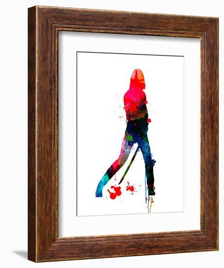 The Bride Watercolor 3-Lora Feldman-Framed Art Print