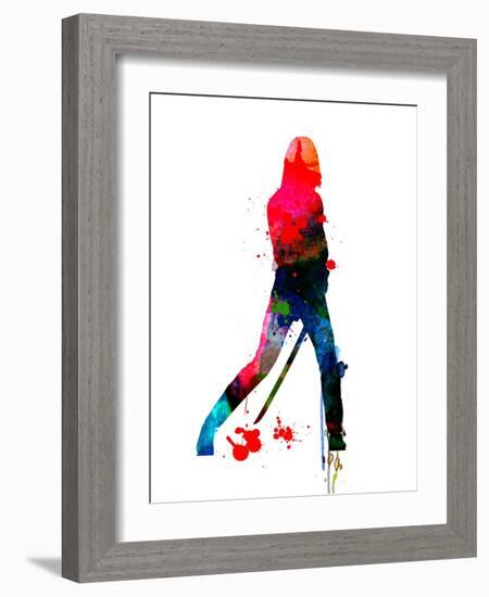 The Bride Watercolor 3-Lora Feldman-Framed Art Print