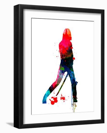 The Bride Watercolor 3-Lora Feldman-Framed Art Print