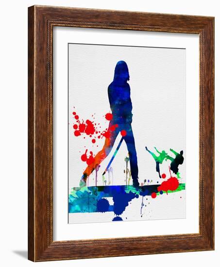 The Bride Watercolor-Lora Feldman-Framed Art Print