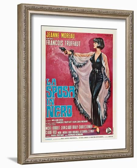 The Bride Wore Black-null-Framed Art Print