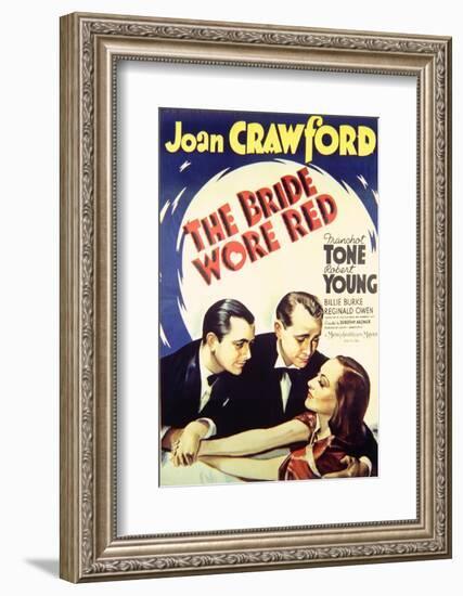 The Bride Wore Red - Movie Poster Reproduction-null-Framed Photo