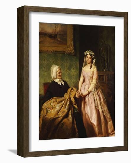 The Bride-John Faed-Framed Giclee Print