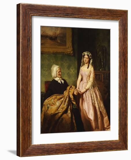 The Bride-John Faed-Framed Giclee Print