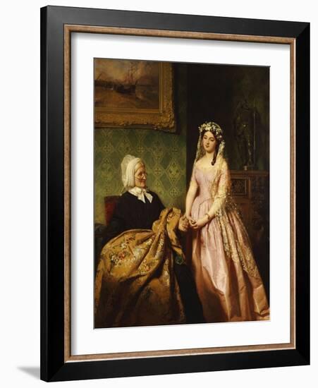 The Bride-John Faed-Framed Giclee Print