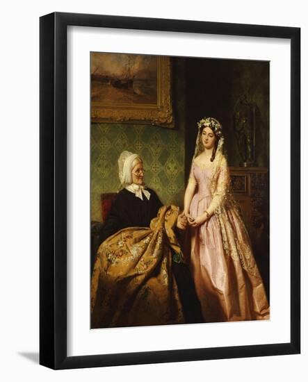 The Bride-John Faed-Framed Giclee Print