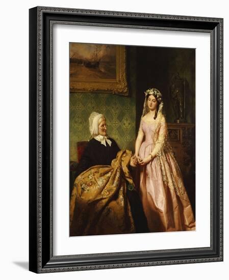 The Bride-John Faed-Framed Giclee Print