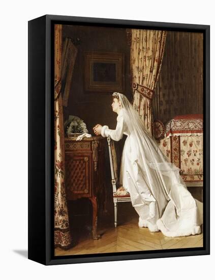 The Bride-Charles Baugniet-Framed Premier Image Canvas