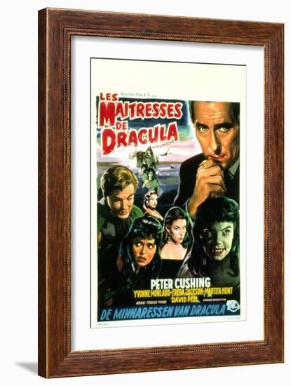 The Brides of Dracula, (aka Les Maitresses De Dracula), 1960-null-Framed Art Print