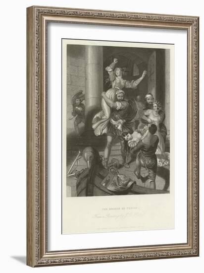 The Brides of Venice-John Rogers Herbert-Framed Giclee Print