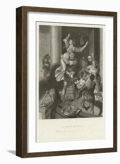 The Brides of Venice-John Rogers Herbert-Framed Giclee Print