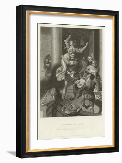 The Brides of Venice-John Rogers Herbert-Framed Giclee Print