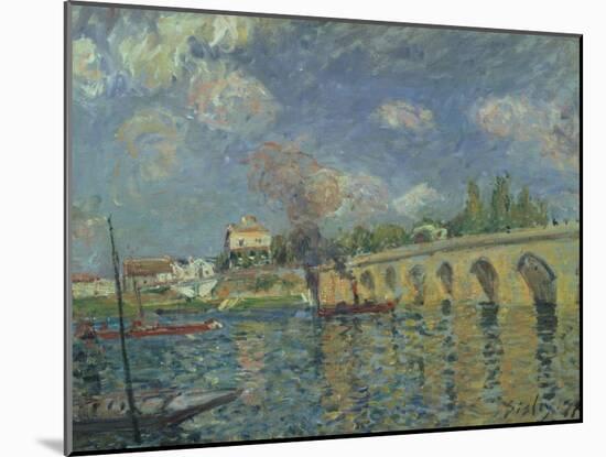 The Bridge, 1871-Alfred Sisley-Mounted Giclee Print