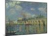 The Bridge, 1871-Alfred Sisley-Mounted Giclee Print