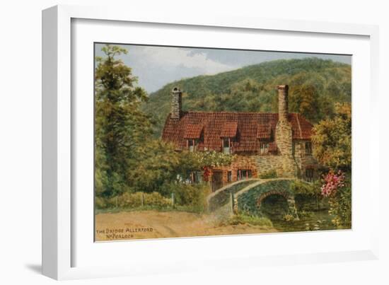The Bridge, Allerford, Nr Porlock-Alfred Robert Quinton-Framed Giclee Print