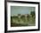 The Bridge at Ambrussum-Gustave Courbet-Framed Giclee Print