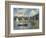 The Bridge at Argenteuil, 1874-Claude Monet-Framed Giclee Print